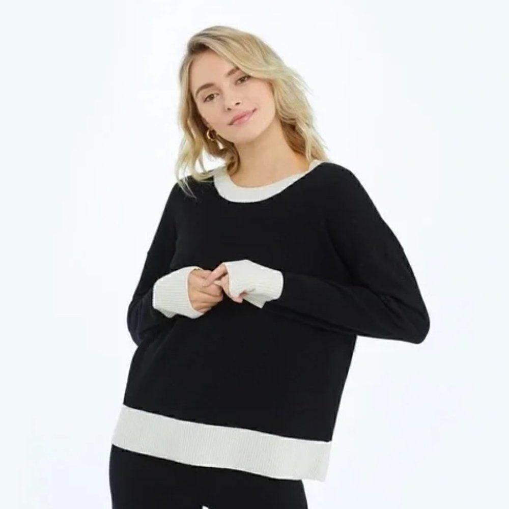Summersalt The Coziest Cashmere Blend Crewneck Sweater Large